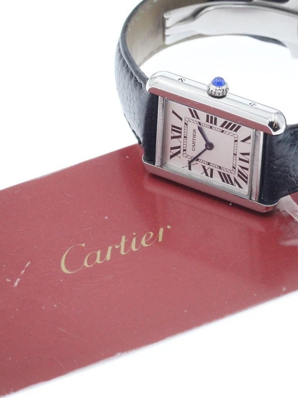 CARTIER Tank solo SM WSTA0030 Silver Dial Quartz Ladies Watch_934107 - Picture 2 of 7